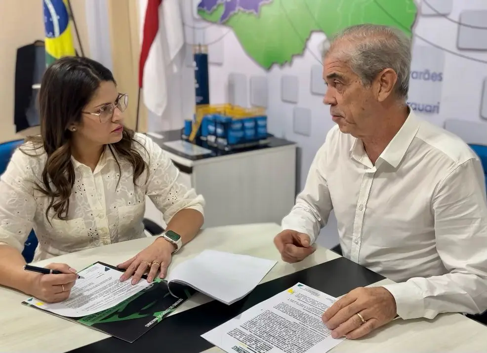 FVS RCP Assinatura de termo de cooperacao FVS e Cosama FOTO Anne Alves FVS RCP